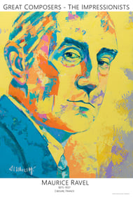 cover Maurice Ravel Poster 16 x 24